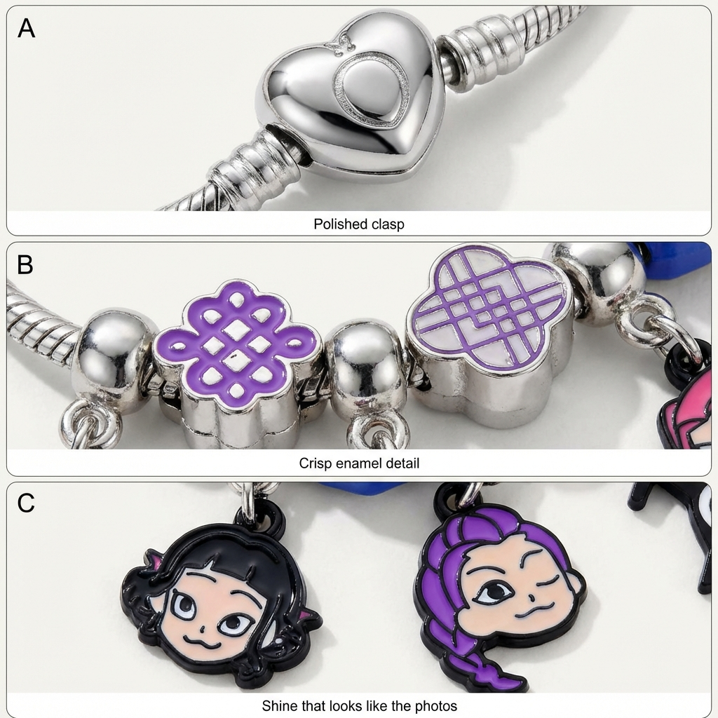 WitchPop (Demon Hunters-Inspired) Charm Bracelet