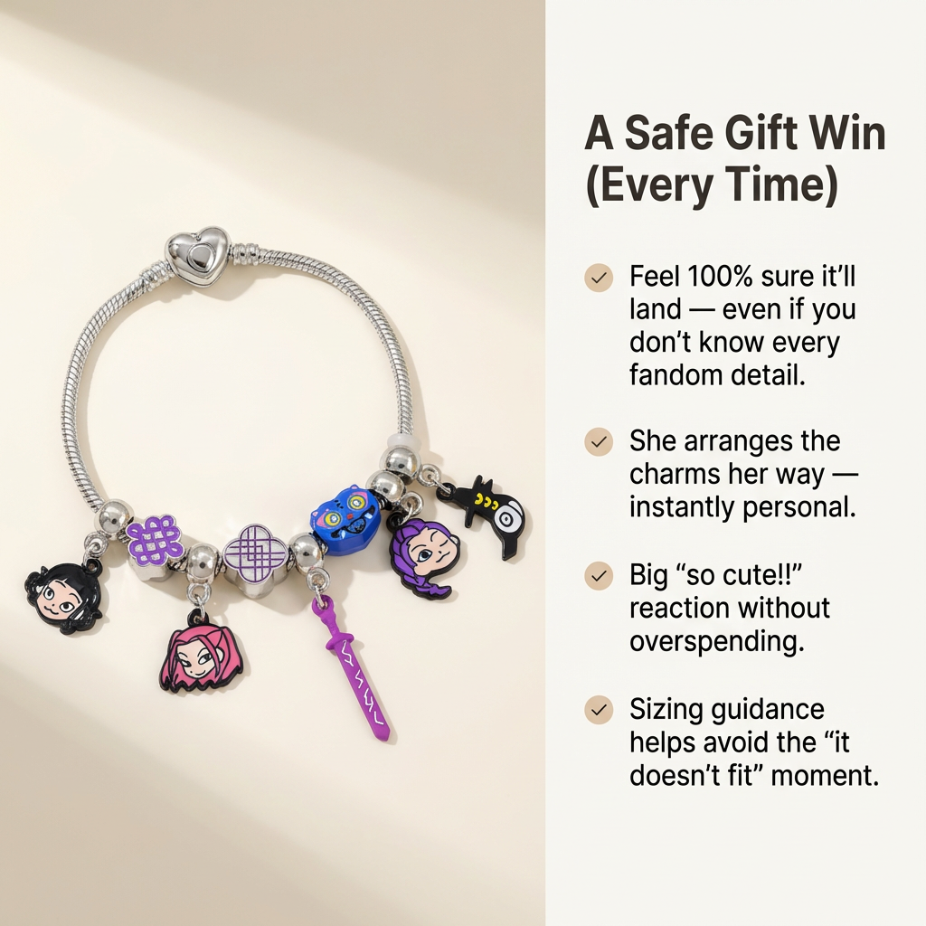 WitchPop (Demon Hunters-Inspired) Charm Bracelet