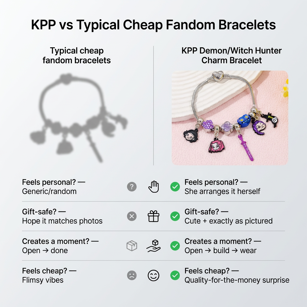 WitchPop (Demon Hunters-Inspired) Charm Bracelet